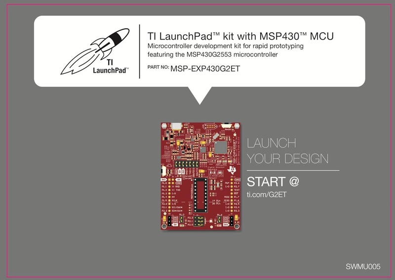 TEXAS INSTRUMENTS لوحة إطلاق قيمة MSP430 - MSP-EXP430G2ET، مقبس DIP (N) 14-/20 دبوس - Image 4